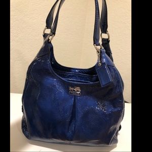 Beautiful blue coach purse
